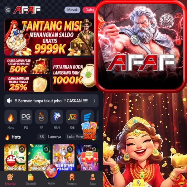 AFAF Bonus Member Baru 100%